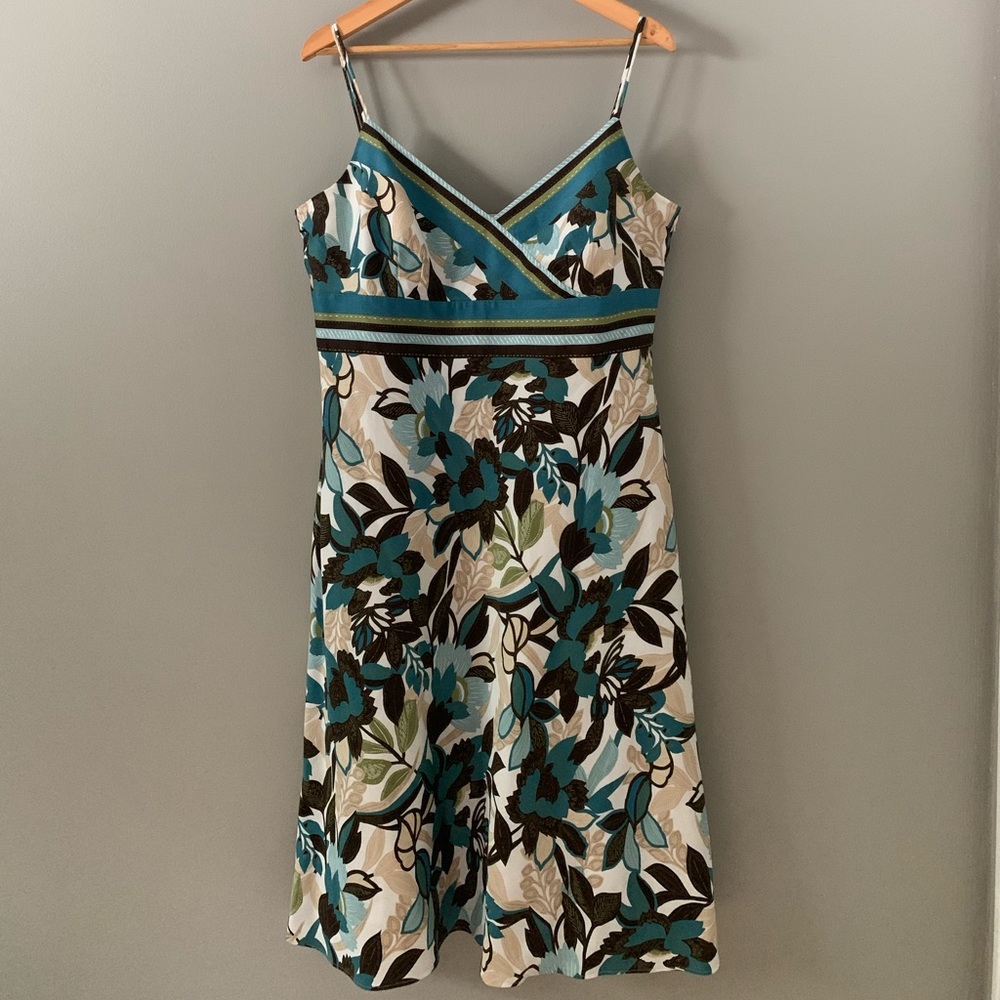 Ann Taylor Strappy Floral Sundress